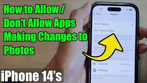 iPhone 14/14 Pro Max: How to Allow/Don
