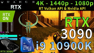 Quake 2 RTX | RTX 3090 | i9 10900K 5.2GHz | Ray Tracing | 4K - 1440p - 1080p | Ultra Settings