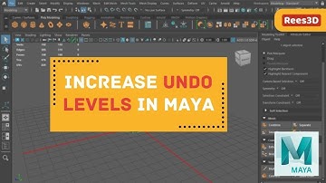 How to Increase Undo Levels in Maya | Rees3D.com