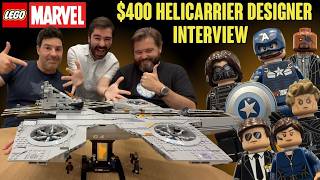LEGO MARVEL $400 UCS S.H.I.E.L.D. Helicarrier Set 76354 - DESIGNER INTERVIEW (Full Breakdown + More)
