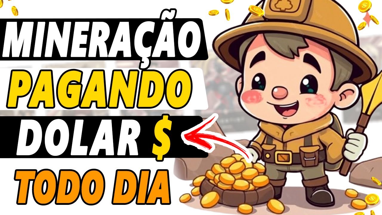 JOGO MINERAÇÃO PAGA DOLAR TODO DIA! Como GANHAR no ANGRY MINER no GRÁTIS