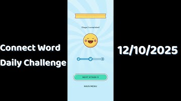 Connect Word Daily Challenge October 12  2025 Walkthrough | Connect Word Daily Challenge Answers