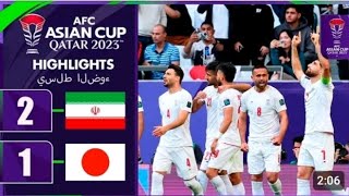 ملخص مباراة ايران واليابان 2-1 اليوم _ اهداف ايران واليابان اليوم - ريمونتادة ايران العالمية