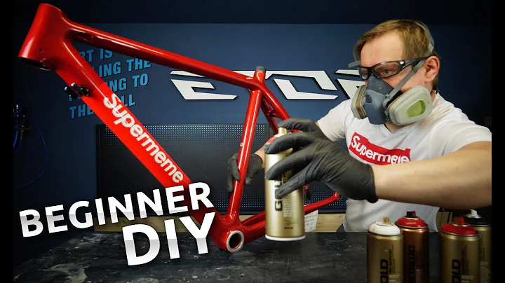 spray paint a bike at home with supreme quality DIY