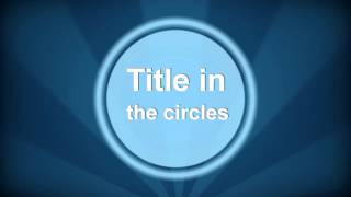 Стиль-титры для ProShow Producer - Title in the circles_3