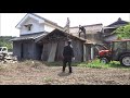 中編　素人が小屋解体 一瞬で倒れる