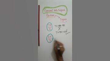 ⚽⚾🔵🔴Radian to Degree ⚽❎🔴⚽Small video 😃😃😃😃 #shorts