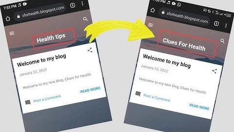 Blogger Tutorial For Beginners | How To Change Your Blog Title On Blogger