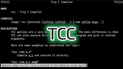 Scriptando a linguagem C com o tcc