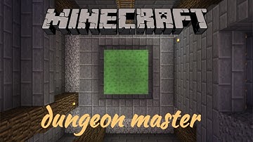 Auto generated dungeon? | Minecraft Dungeon master