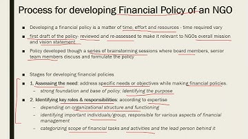 Financial management of NGO part 2 in Urdu with Examples