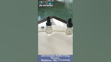 15ml dropper bottling machine | Automatic e-liquid bottle filling capping machine
