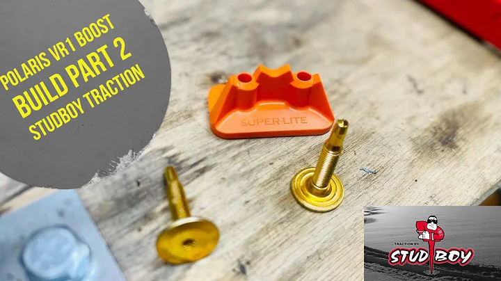 23 Polaris VR1 Boost build Part 2. Studboy Traction Pro Series and PowerPoint Studs Install