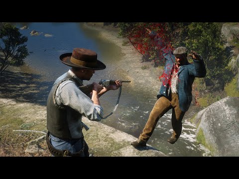 Red Dead Redemption 2 4K 60FPS - Funny & Brutal Moments Vol. 165 (Euphoria Ragdolls)