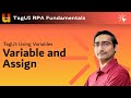 Variables and Assignment in TagUI RPA Explained