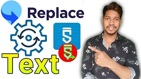 Text replacement activity in sketchware/Aaura Technical