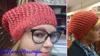 Tutorial Ferri : Cappello ai ferri circolari - YouTube