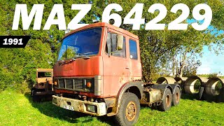 Old Soviet Truck FIRST START OVER 6 YEARS  MAZ 64229 (1991)