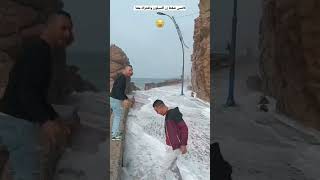 #موجة أسطورية #سكيكدة تشبع ضحك مول #موطو 🛵 #هرب فيهم باقي كامل دوشو تفرت فيهم #funny #funnyvideo 🇩🇿