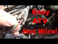 How to hot wire an ATV, Start a stranded Quad easily!