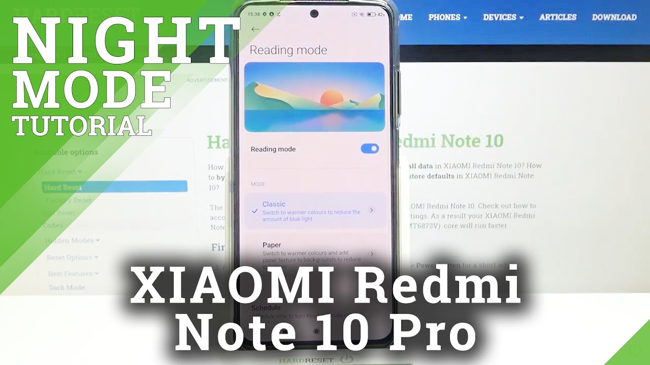 How to Enable Eye Comfort Mode on XIAOMI Redmi Note 10 – Display Night ...