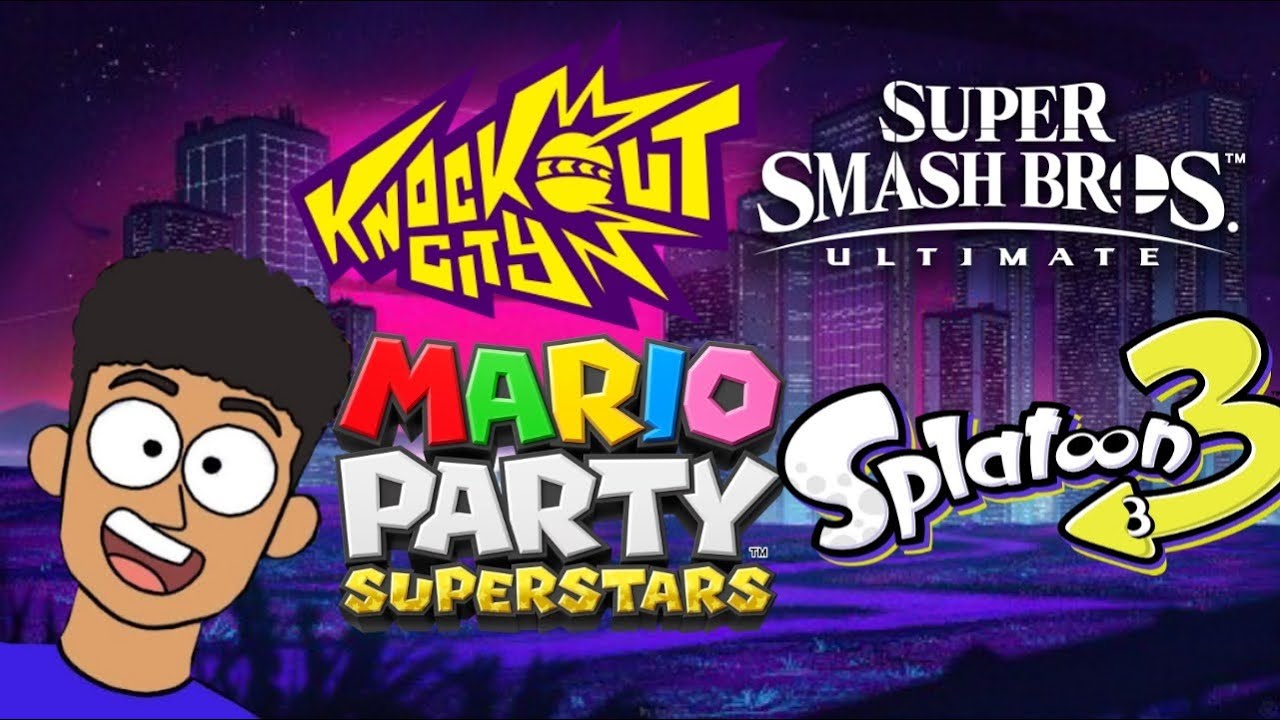 Let's play Knockout City, Super Smash Bros. Ultimate, Mario Party Superstars, Splatoon 3 🔴LIVE🔴
