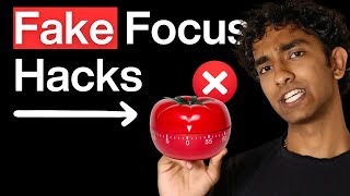 These 0 IQ Popular Productivity Tips are RUINING your FOCUS