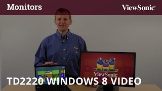 TD2220 Windows 8 Video