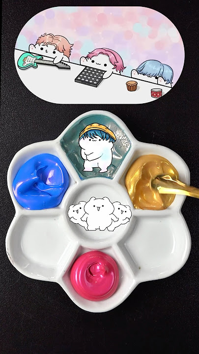 Soda Pop  🌈😻 Bongo Cat 🎧  #colormixing #sodapop #kpopdemonhunters #funny