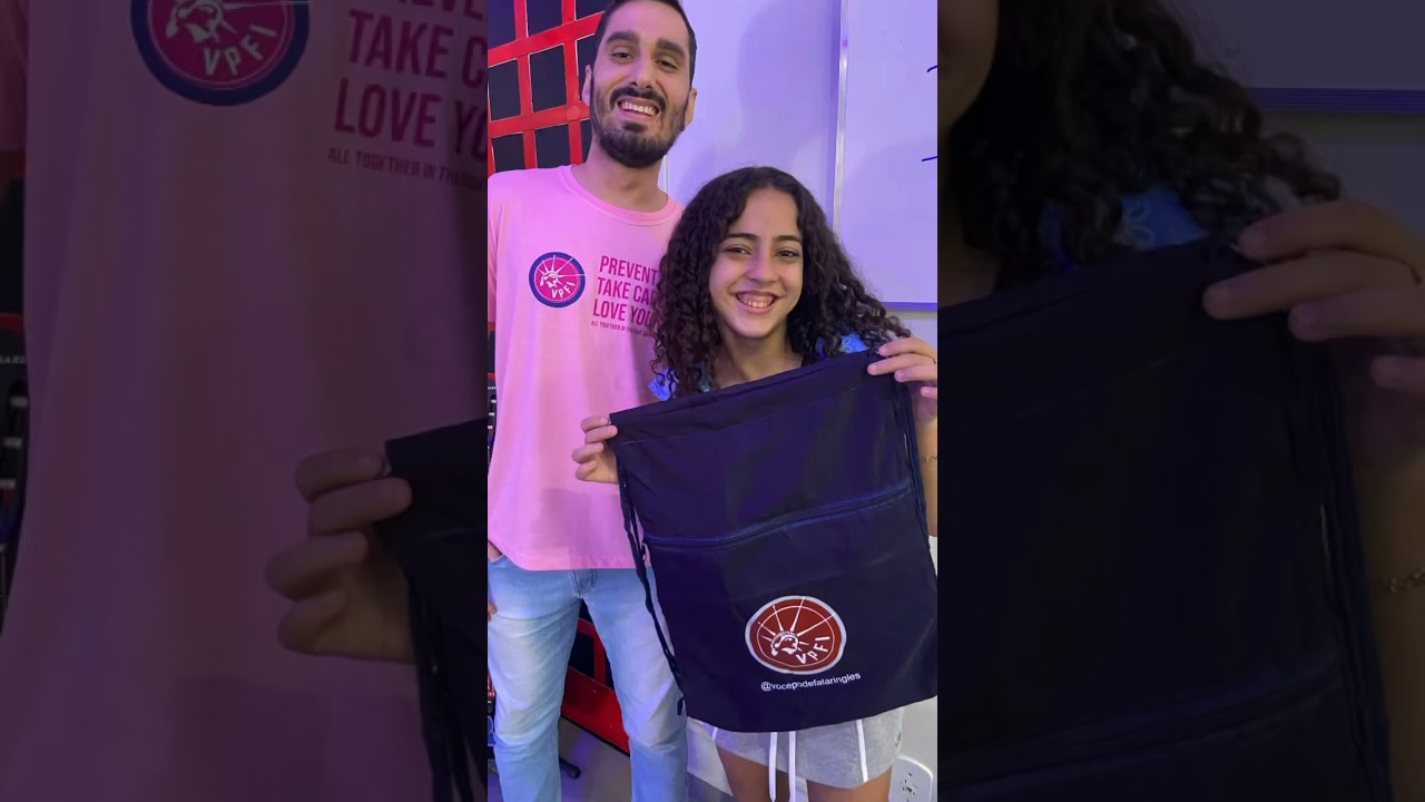 Aluna 100% no Curso de inglês do VPFI