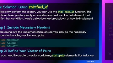 Elegant Element Search in std::vector of std::pair Using std::find_if