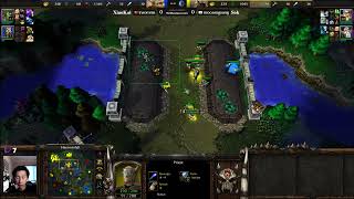 XiaoKai (Orc) vs Sok (HU) - WarCraft 3 - Tactical Hit and Runs - Who can do it better? - WC3957