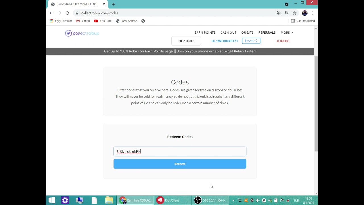 Collect Robux New Code Youtube - collect robux.com codes