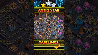 TH18 ANTI 3 STAR LEGEND &amp; WAR BASE USED BY GLOBAL PLAYERS #clashofclans #th18base #shorts