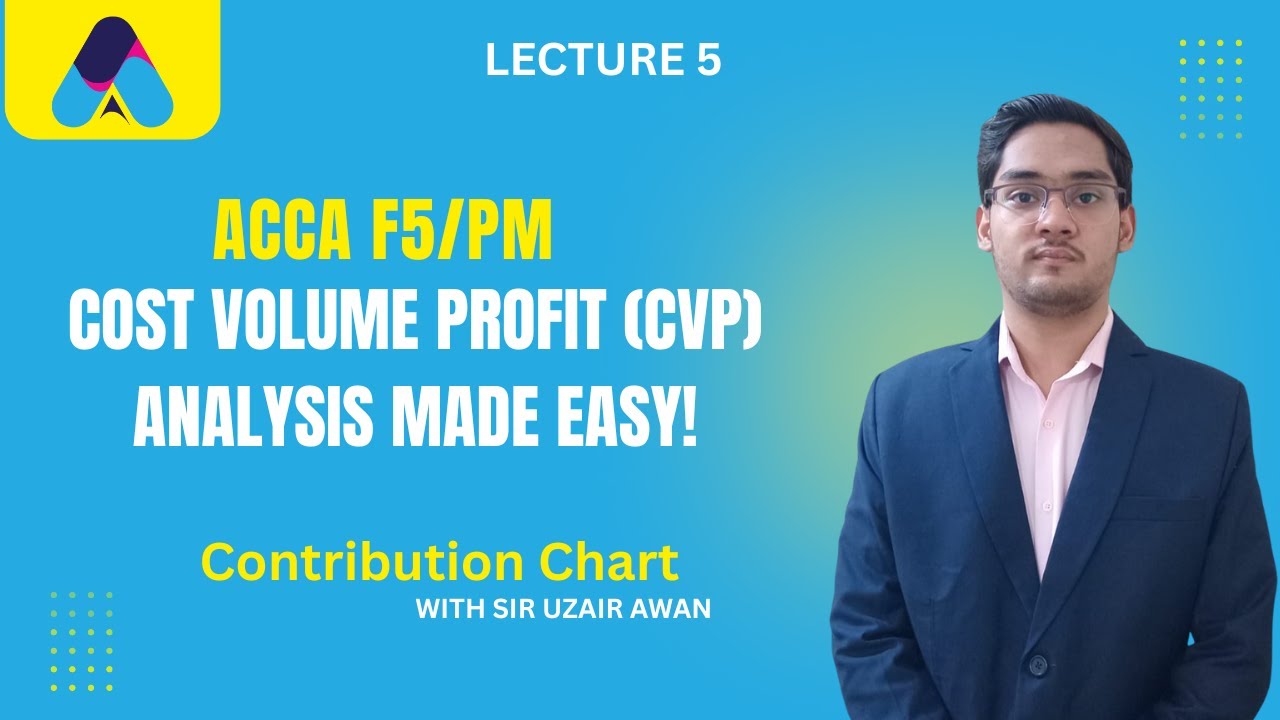ACCA F5 / PM | Interpreting Contribution Chart | CVP Analysis | Lecture ...