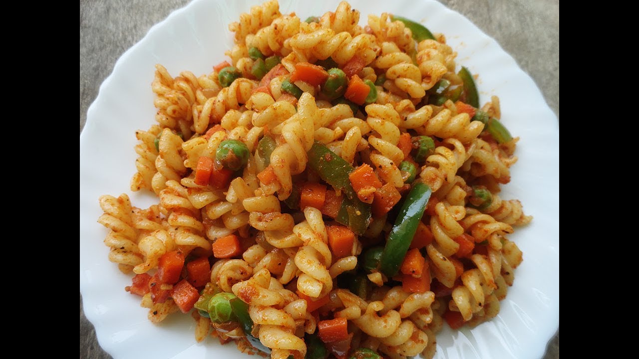 Spicy Masala Pasta | Pasta Recipe in Tamil | Indian Style pasta - YouTube