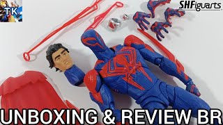 S.H.Figuarts SPIDER-MAN 2099 HOMEM ARANHA ATRAVÉS DO ARANHAVERSO Action Figure Review BR!!