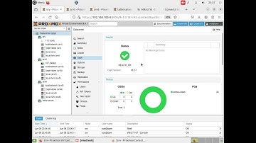 Clúster con almacenamiento compartido con Ceph y alta disponibilidad en Proxmox