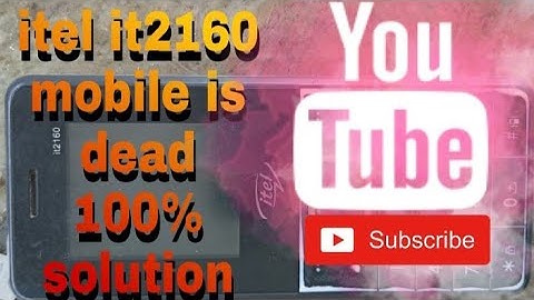 Itel 2160 mobile is dead 100% solution ❤️❤️❤️❤️❤️😀😀😀😀😀😀