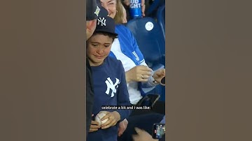 Blue Jays fan gifts young Yankees fan Aaron Judge