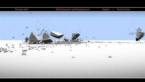 More Rayfire 1.5, PFlow R&D March30