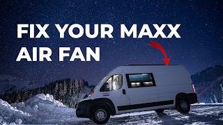 Stop Your MaxxAir Fan from Leaking! | Easy DIY Recaulking Repair for Van Life, RVs & Campers