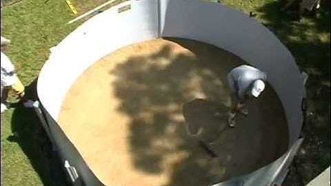 Do-It-Yourself Round Above Ground Swimming Pool Installation - 2 of 2