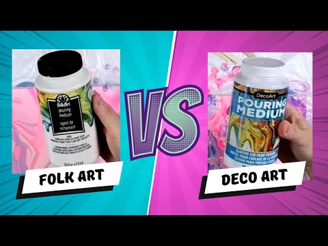 Pouring Medium Showdown: Liquitex vs. Artist's Loft 