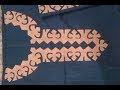 Applicpatch work tutorial neck designing pattern2 neck design 2017latest