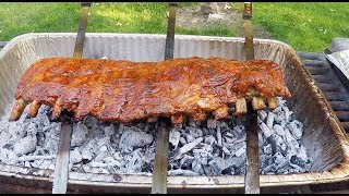 Как пожарить свинину  baby back ribs