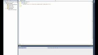 How To Start Programming With Microsoft Visual Studio 2010.Wmv