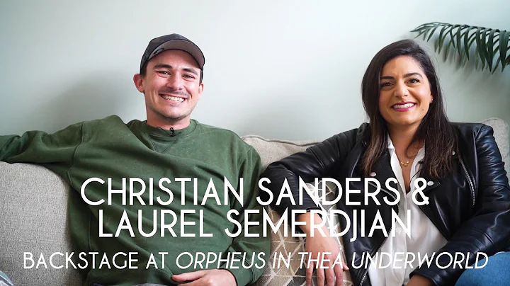 Christian Sanders and Laurel Semerdjian Backstage ...