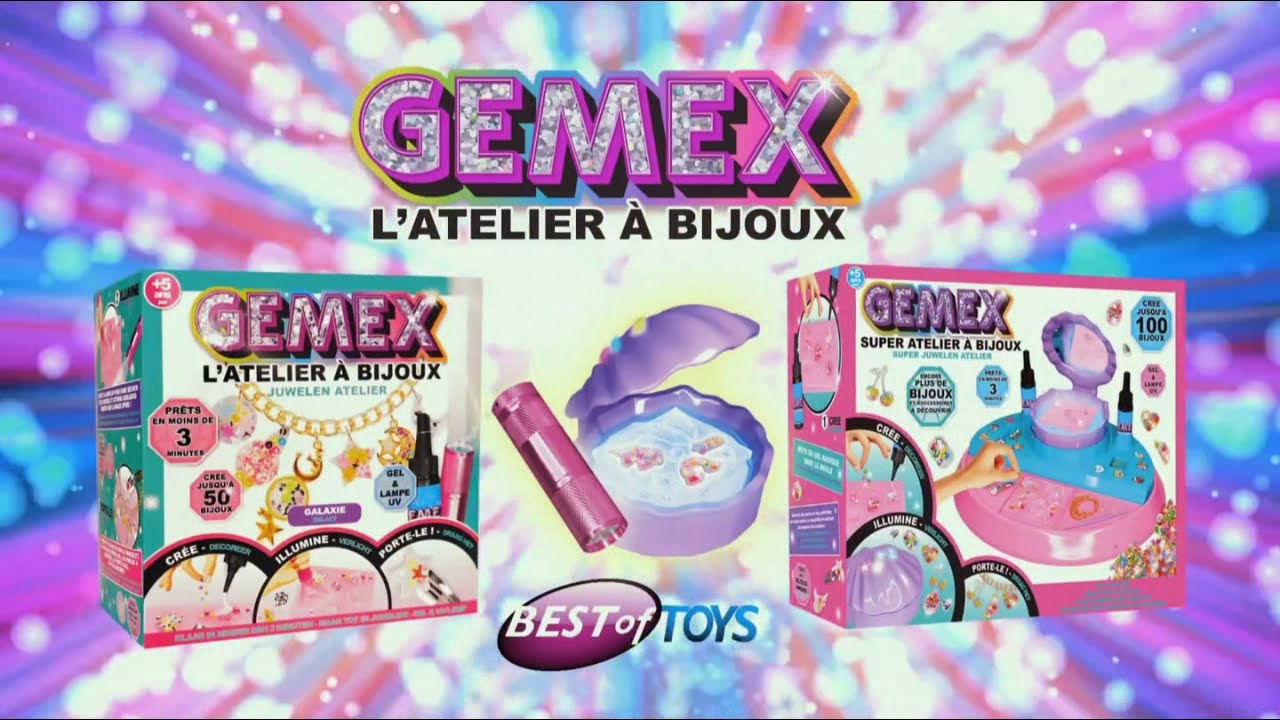 GEMEX - L'atelier pour créer Son Propre Bijou - Prêt en Moins de 3 Minutes  - pour Personnaliser Encore Plus de Bijoux et Accessoires - Lot de 2  flacons : : Jeux et Jouets