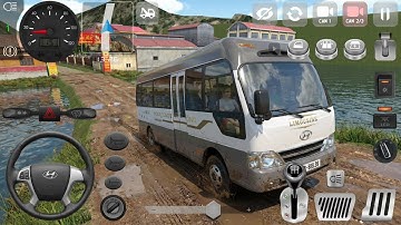 Minibus Simulator Vietnam #25 | Trip by Hyundai County From Nông thôn Part 1